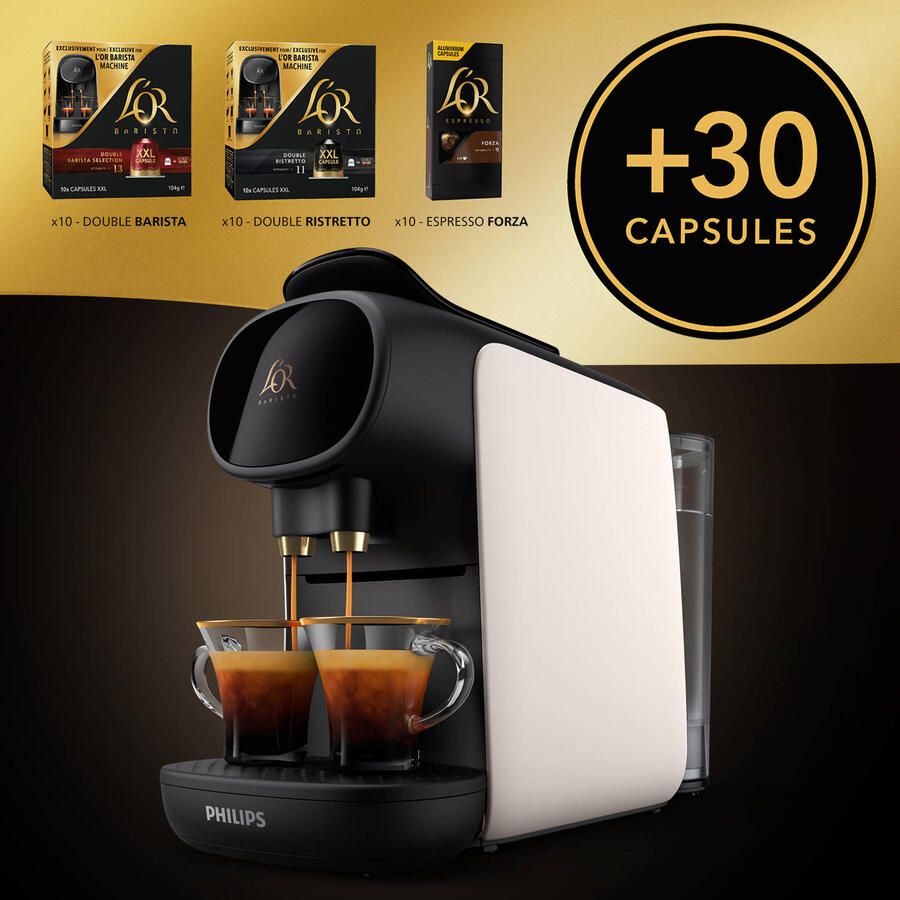 Philips L'OR Barista Sublime LM9012 03 Wit met 30 capsules - Foto 2