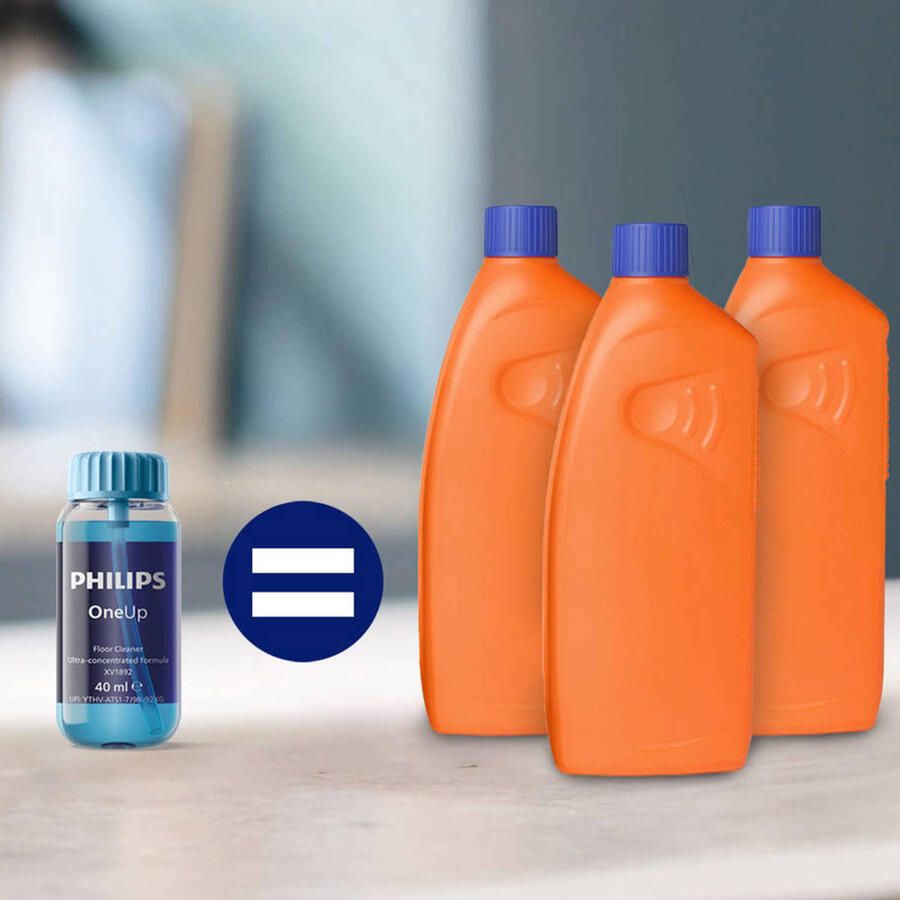 Philips OneUp floor cleaner 2-pack (XV1892 02) Blauw - Foto 3