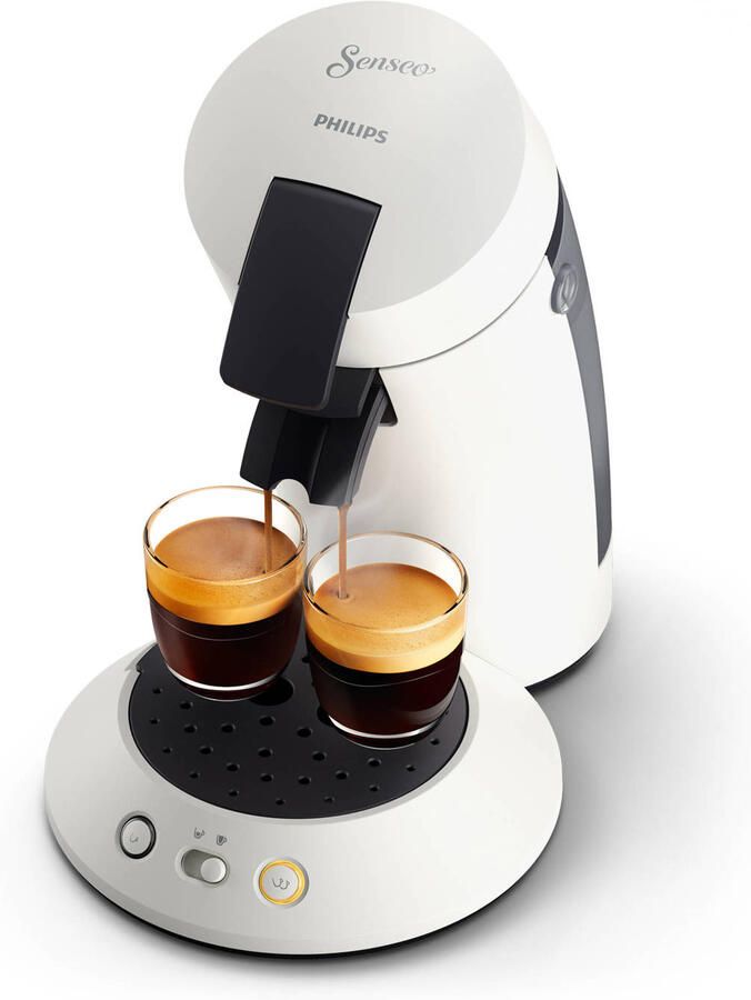 Philips Senseo Original Plus CSA210 10 Koffiepadmachine voor max 2 Kopjes Koffie Exclusief Koffiepads Sprankelend Wit - Foto 4