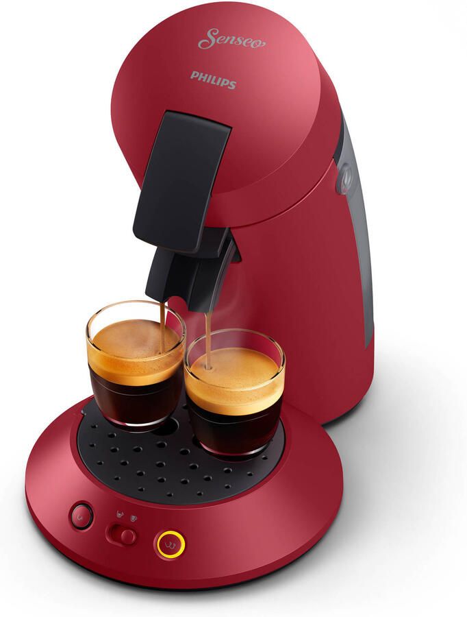 Philips Senseo Original Plus CSA210 90 Koffiepadmachine voor max 2 Kopjes Koffie Exclusief Koffiepads Rood - Foto 4