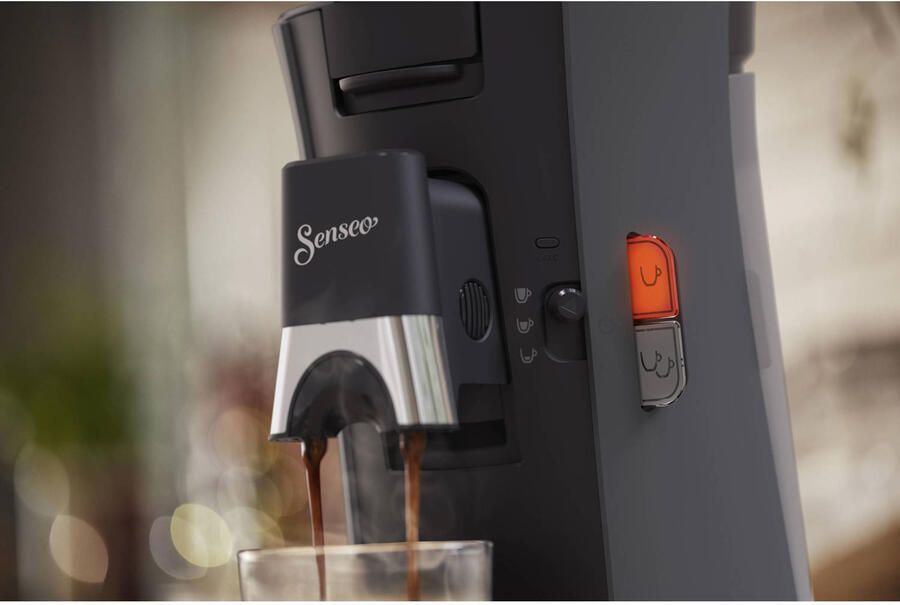 Philips Senseo Select CSA230 50 Koffiepadmachine voor max 2 Kopjes Koffie Exclusief Koffiepads Diepzwart Donkergrijs - Foto 5