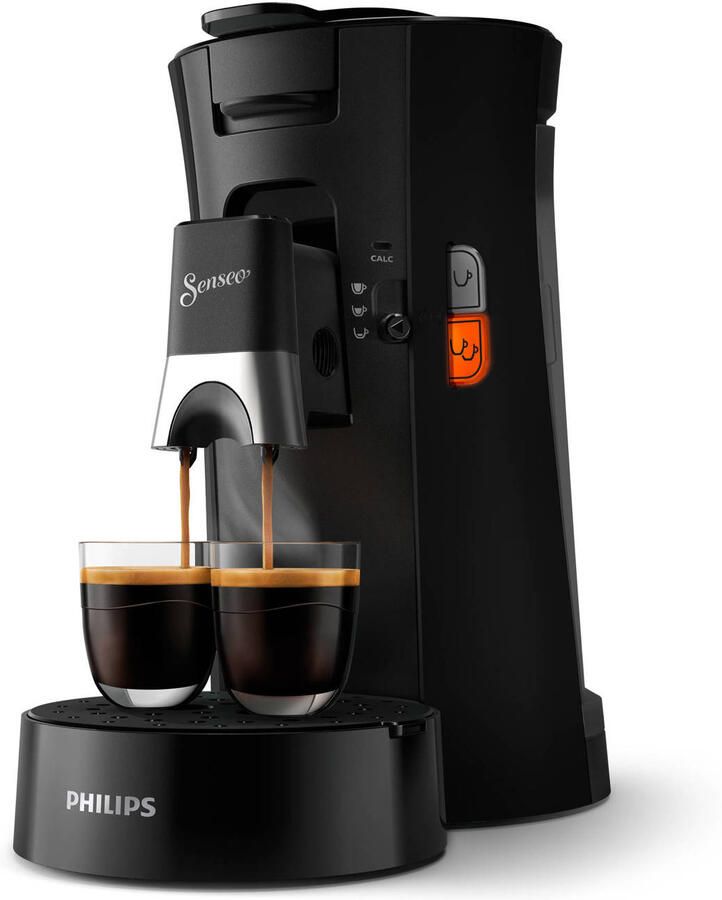 Philips Senseo Select CSA230 60 Koffiepadmachine voor max 2 Kopjes Koffie Exclusief Koffiepads Diepzwart