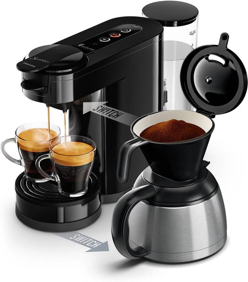Philips Senseo Switch Zwart HD6592 64 | Koffiepadmachines | Keuken&Koken Koffie&Ontbijt | 8720389014246 - Foto 3