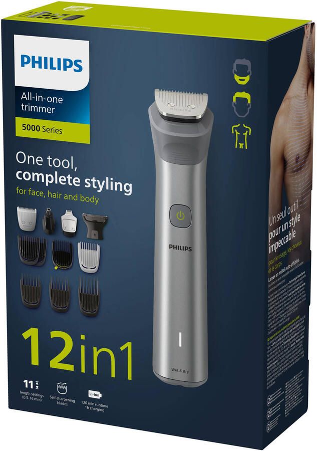 Philips Series 5000 All-in-One trimmer MG5940 15 12-in-1 - Foto 3