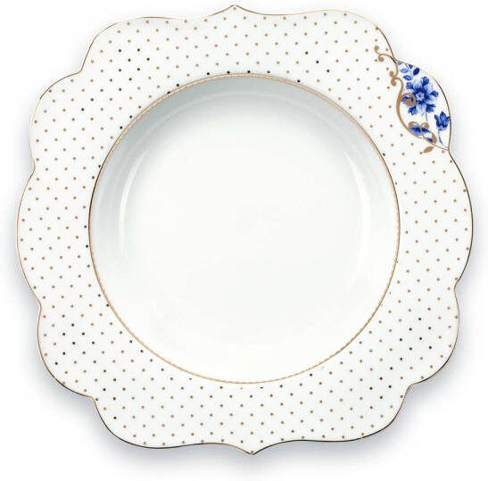 Pip Studio Royal White diep bord (Ø23 5 cm)