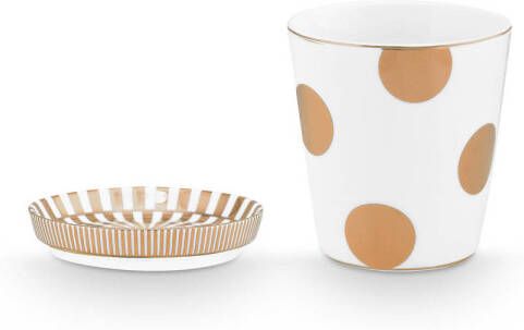 Pip Studio Dot Delight mok (230 ml) (Ø9 cm) (set van 2)