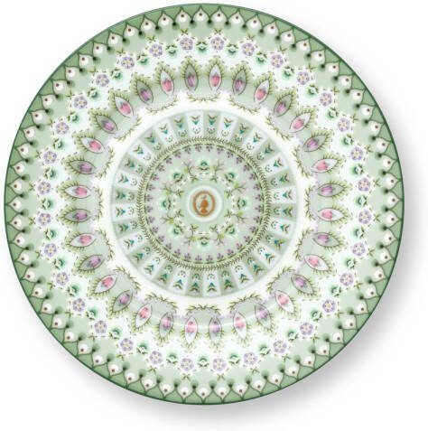 Pip Studio gebaksbord Lily&Lotus (groen) (17 cm)