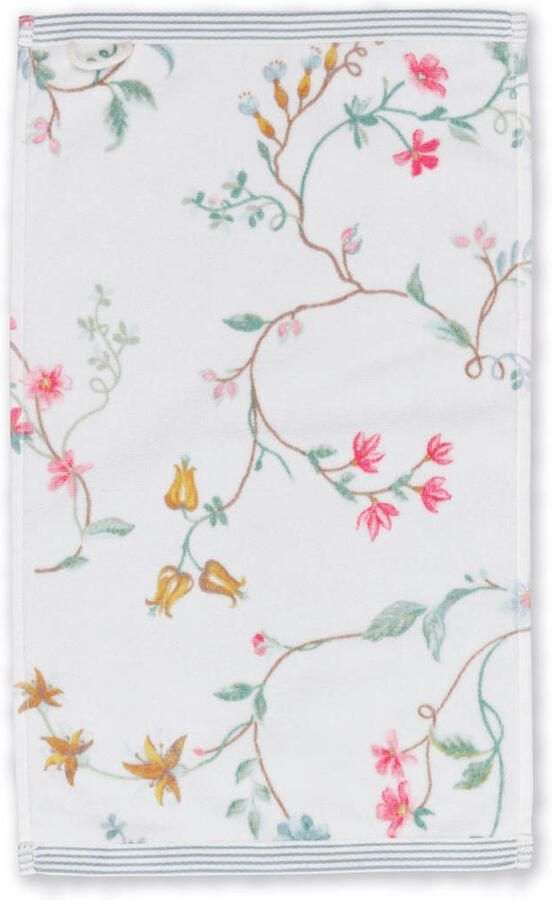 PiP Studio badgoed Les Fleurs wit gastendoekje 30x50 cm