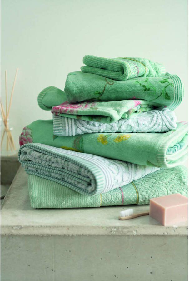 PiP Studio grote handdoek tile de pip lichtblauw 70x140 cm - Foto 5