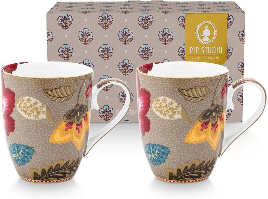 Pip Studio kopje blooming Tales (365 ml) (set van 2)