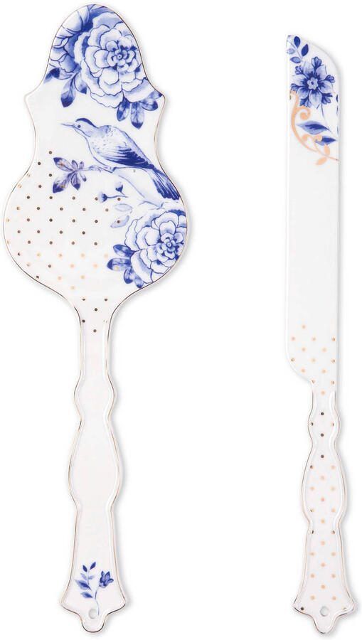 Pip Studio Royal White tweedelig taartbestek