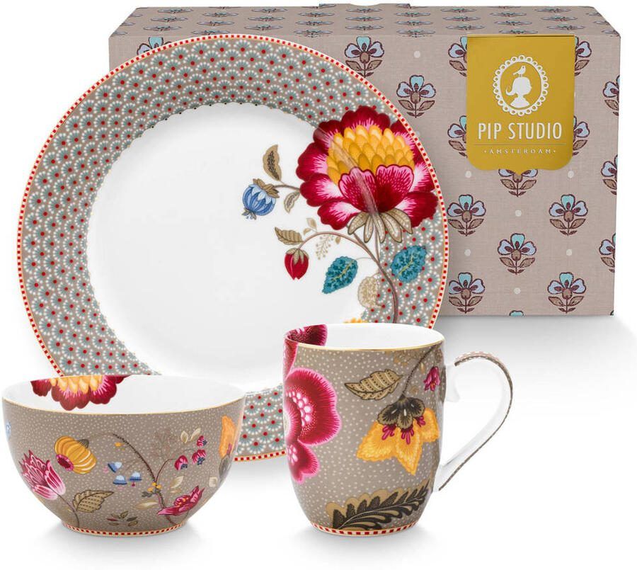 Pip Studio serviesset blooming Tales (set van 3)