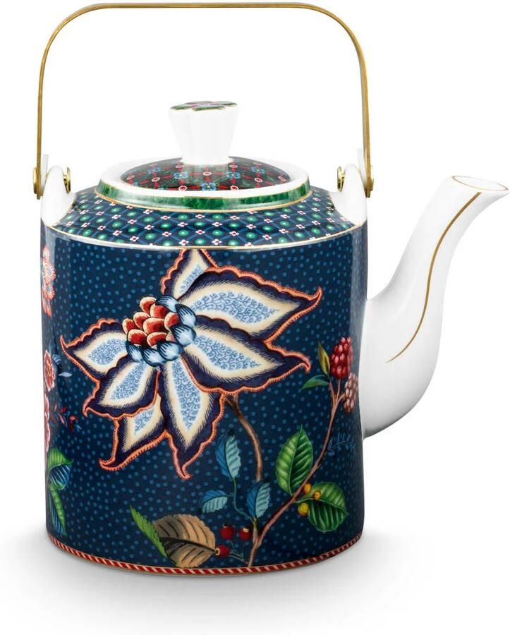 Pip Studio theepot Berry Blues (1 liter)