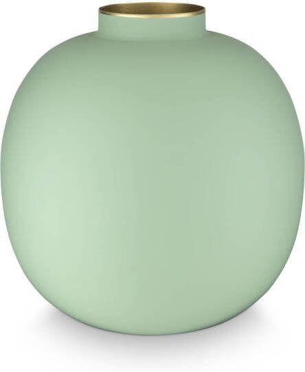 Pip Studio Flower vase Green vase Metal 23cm
