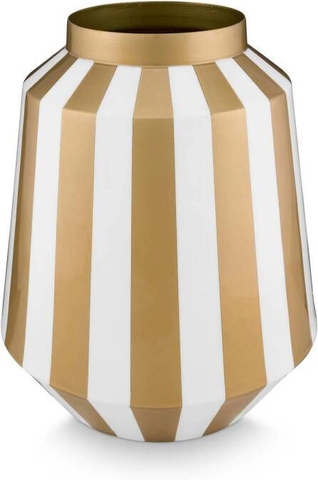 Pip Studio vaas Metal Stripes