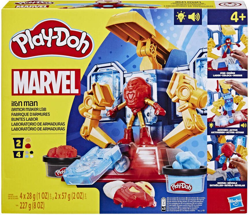 Play-Doh Marvel Iron Man Harnas laboratorium speelset