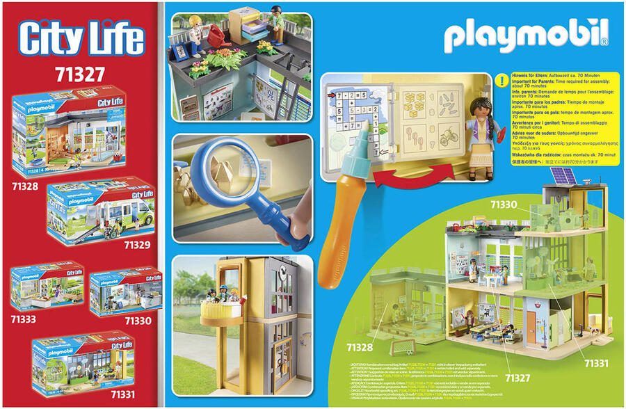 Playmobil City Life 71327 grote school - Foto 2