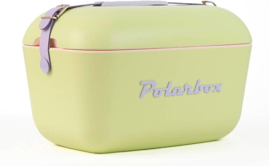 Polarbox Koelbox met Schouderband Lime-Lilac 12 Liter