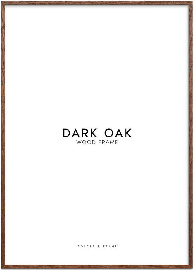Poster & Frame houten lijst donker eiken acryl A3 (29.7 x 42 cm)