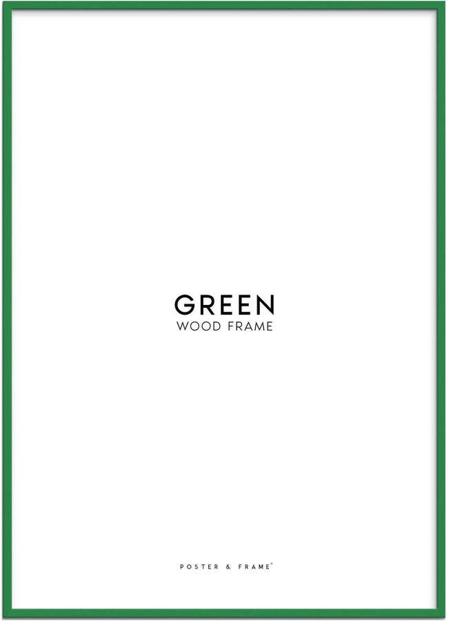 Poster & Frame houten lijst groen acryl (50 x 70 cm)