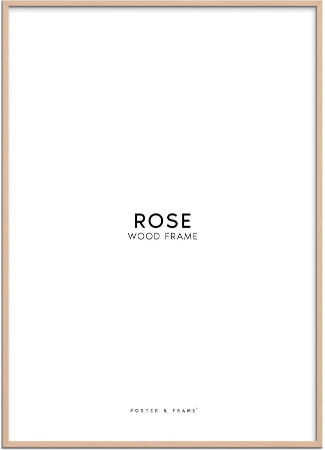 Poster & Frame houten lijst roze acryl (30 x 40 cm)