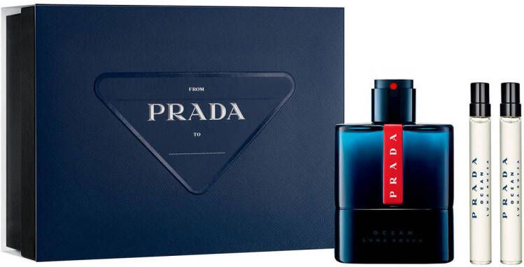 Prada Luna Rossa Ocean eau de toilette geschenkset 100 ml & 2 x 10 ml