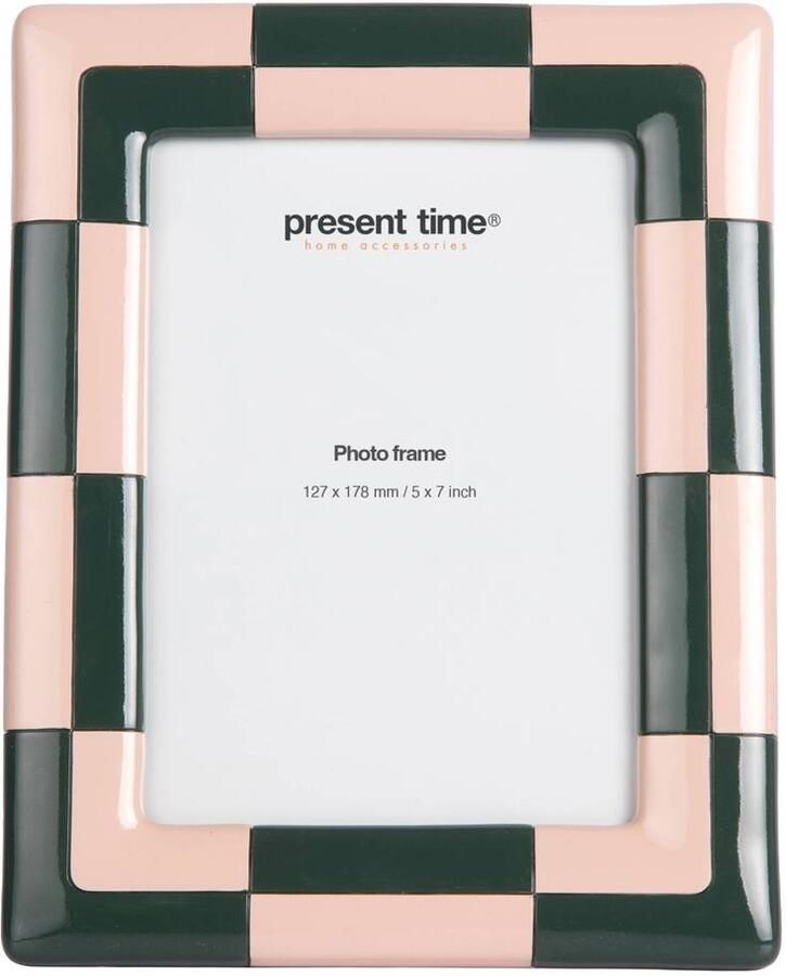 Present Time Firenze fotolijst alpinegroen zachtroze