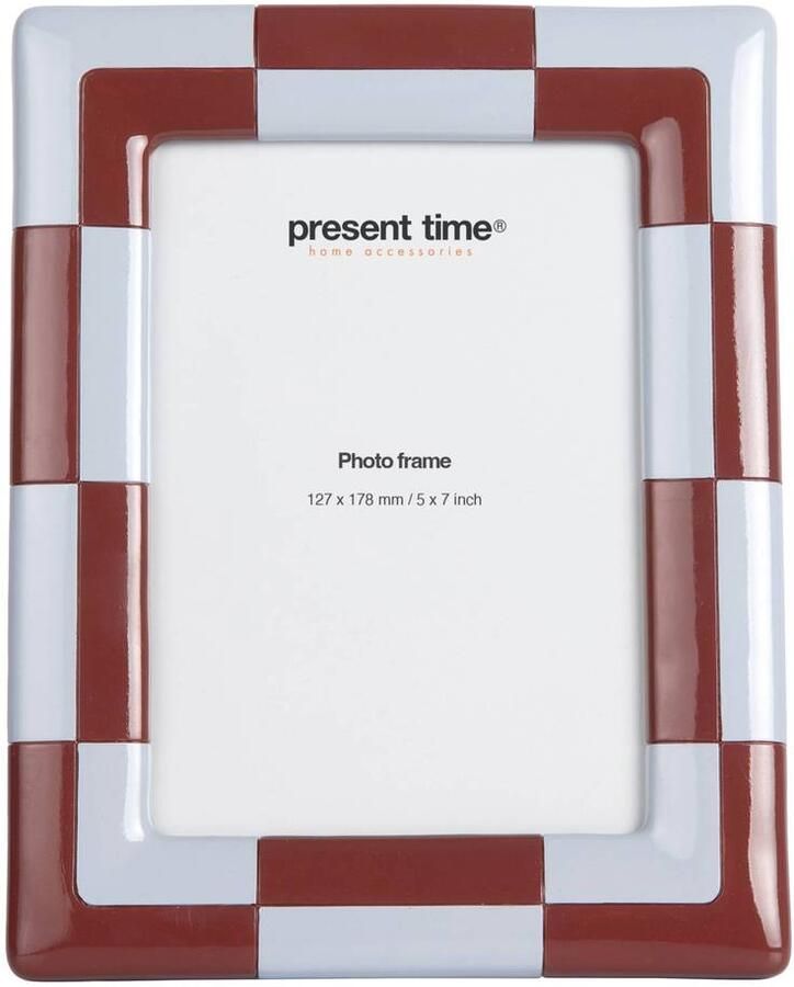 Present Time Firenze fotolijst burgundy rood zacht blauw