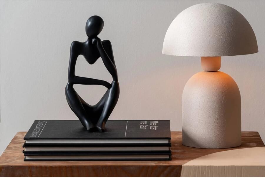 Statue Wondering Polyresin Black