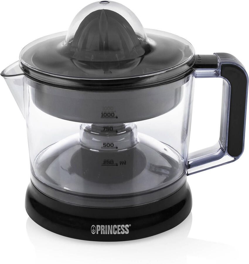 Princess Citruspers 201004 – Elektrische Citruspers – 1 liter Instelbaar pulpfilter Zwart - Foto 3