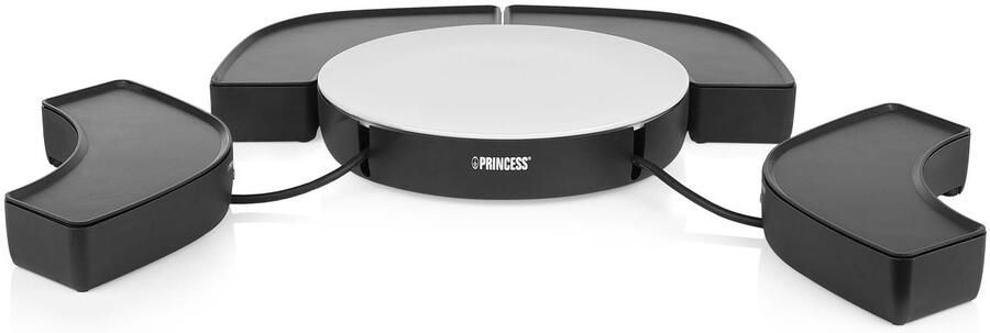 Princess Dinner4All Circle 103070 Gourmetstel Grill & Bakplaat 4 Personen Extra lang 2 meter snoer - Foto 3