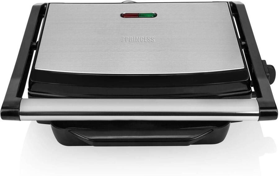 Princess Panini Grill 112415 – Contactgrill groot 30 x 24cm Tosti apparaat Grill apparaat Zwevend bovendeksel – Verticaal opbergbaar - Foto 4