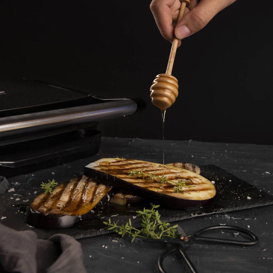 Princess Panini Grill 112415 – Contactgrill groot 30 x 24cm Tosti apparaat Grill apparaat Zwevend bovendeksel – Verticaal opbergbaar - Foto 5