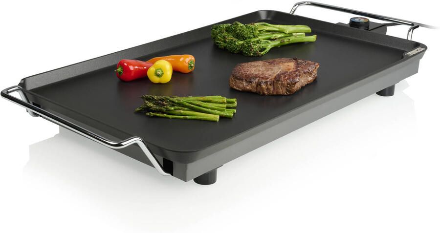 Princess 102325 Table Chef XXL – Bakplaat Grillplaat Hoog 2500 Watt vermogen Groot 60x36 cm 8 personen Regelbare thermostaat Extra lang snoer 1.6 meter - Foto 5