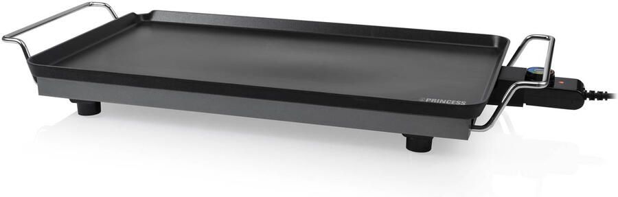 Princess 102325 Table Chef XXL – Bakplaat Grillplaat Hoog 2500 Watt vermogen Groot 60x36 cm 8 personen Regelbare thermostaat Extra lang snoer 1.6 meter - Foto 6
