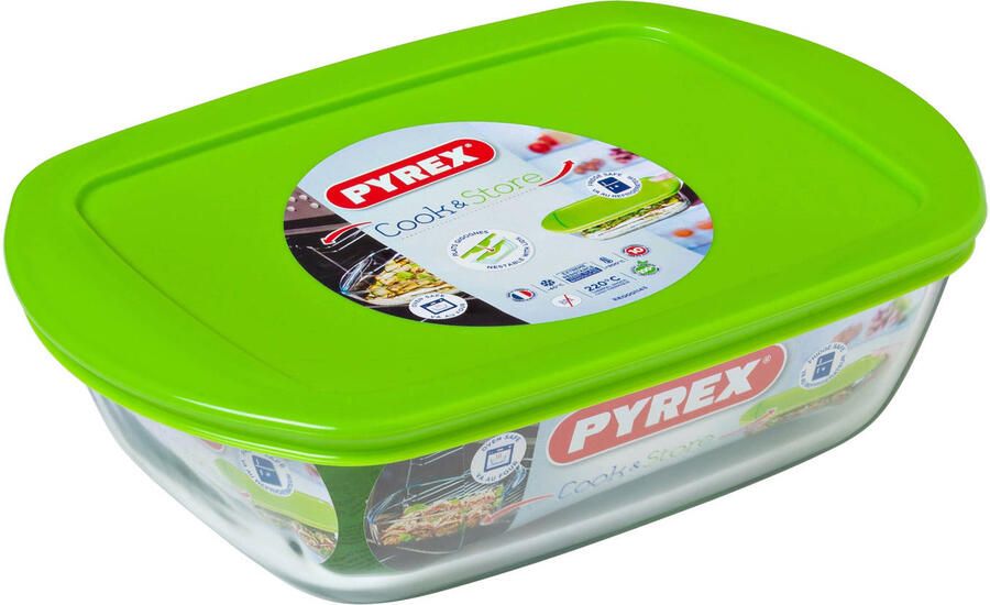 Pyrex Ovenschaal met deksel Cook & Store 23 x 15 x 6 cm 1.1 liter - Foto 3