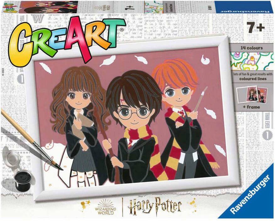 Ravensburger CreArt Harry Potter The Magical Trio Schilderen op nummer voor kinderen - Foto 2