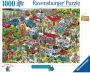 Ravensburger puzzel 1000 stukjes Holiday Resort 1 The Campsite - Thumbnail 3