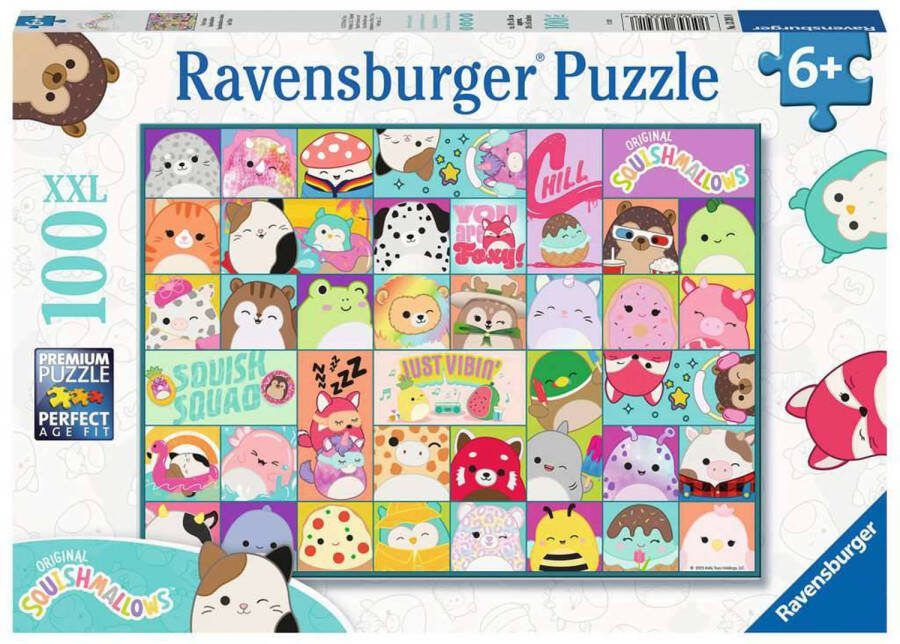 Ravensburger puzzel Squismallows Legpuzzel 100 XXL stukjes - Foto 2