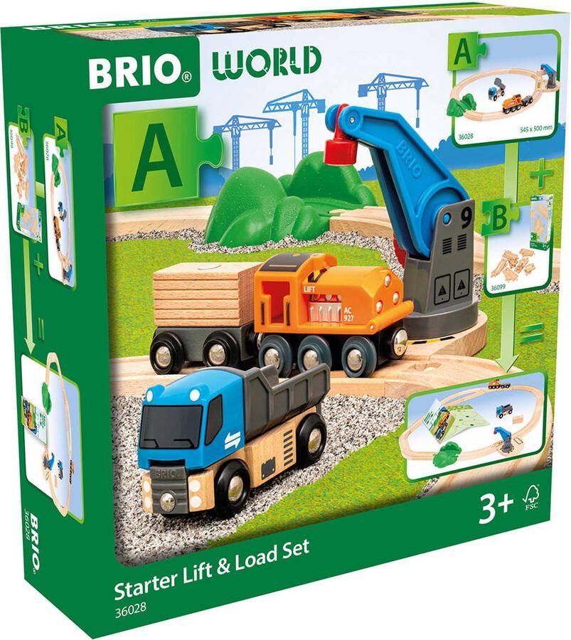 Ravensburger BRIO World – 36028 Set voor beginners heffen en laden Set speelgoedtreintjes voor kinderen vanaf 3 jaar - Foto 3