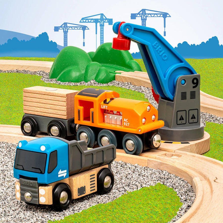 Ravensburger BRIO World – 36028 Set voor beginners heffen en laden Set speelgoedtreintjes voor kinderen vanaf 3 jaar - Foto 4