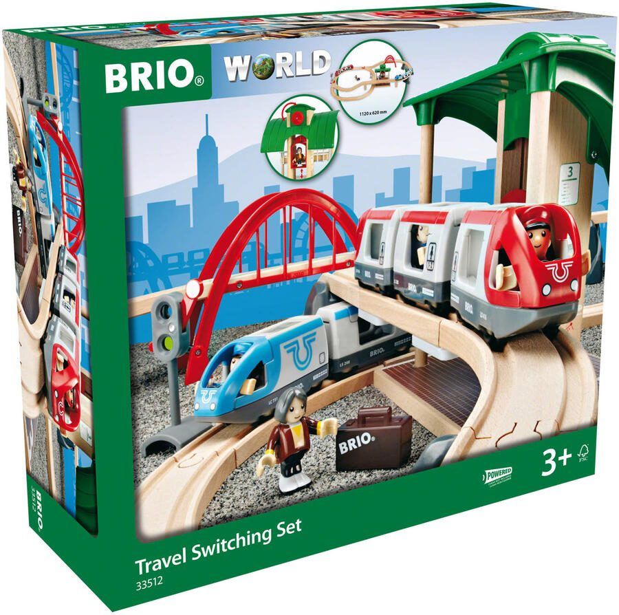 Ravensburger BRIO World Treinset met perron 33512 - Foto 3