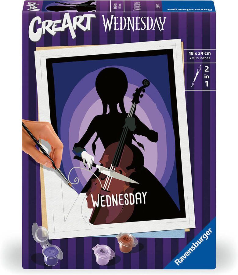 Ravensburger CreArt Wednesday Schilderen op Nummer - Foto 2