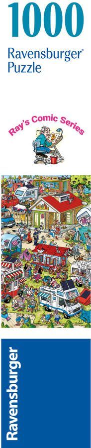 Ravensburger puzzel Holiday Resort 1 The Campsite 1000 stukjes - Foto 4