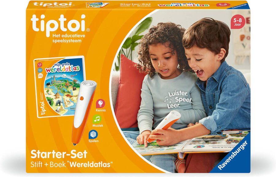 Ravensburger tiptoi Starter Set Mijn grote wereldatlas Interactief Leersysteem - Foto 3