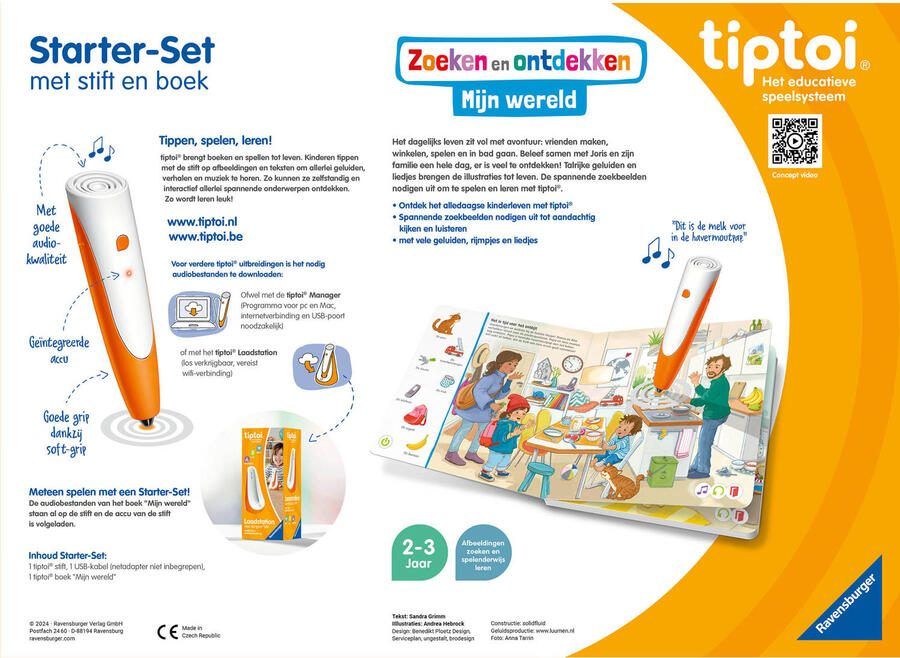 Ravensburger tiptoi Mijn Wereld Starterset Interactief Leersysteem - Foto 4