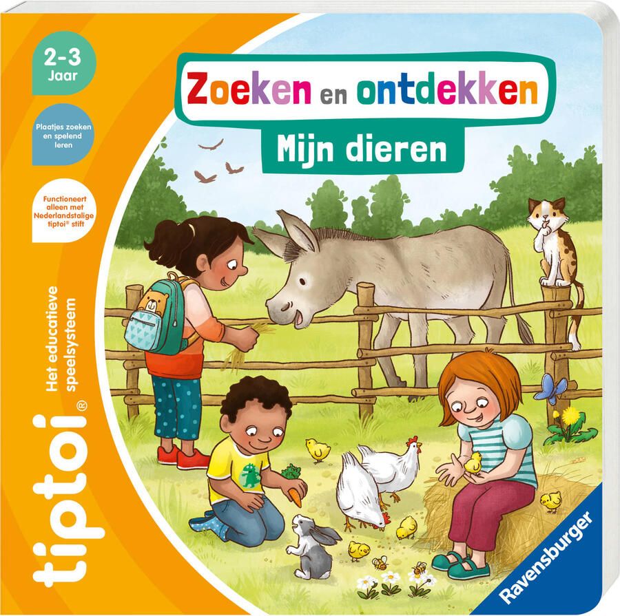 Ravensburger Tiptoi Zoeken en Ontdekken: Mijn Dieren Interactief Leersysteem