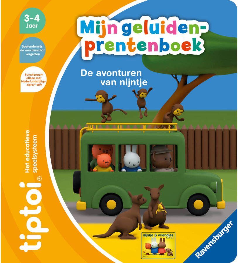 Ravensburger Tiptoi Mijn geluiden prentenboek: De avonturen van nijntje