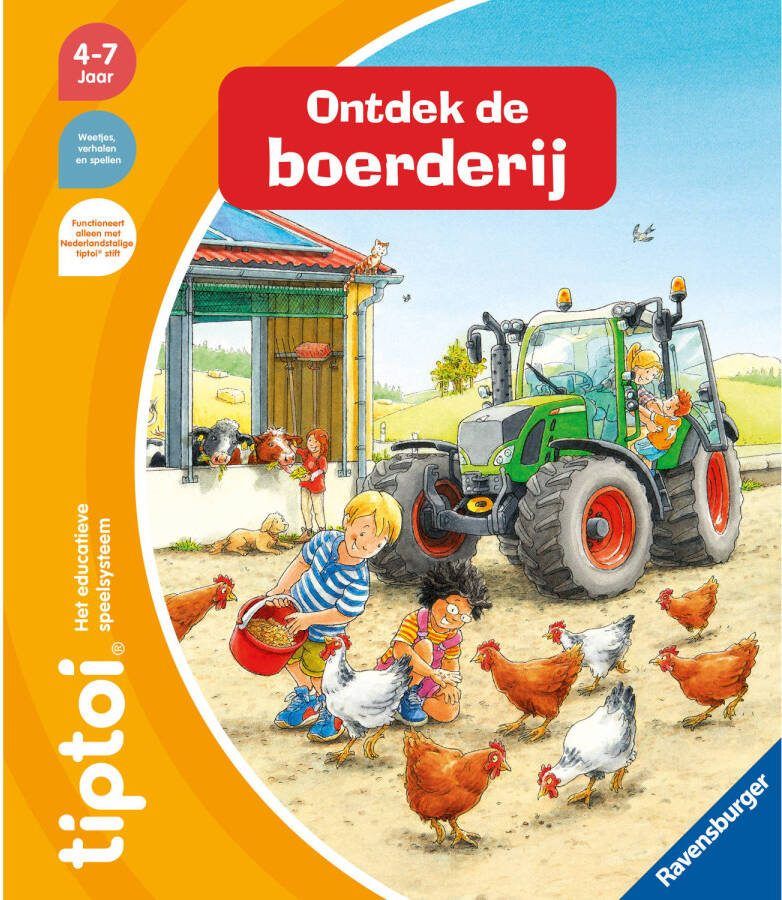 Ravensburger tiptoi boek Ontdek de boerderij