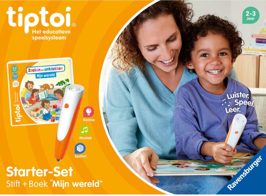 Ravensburger Tiptoi Starter-Set Zoeken en ontdekken: Mijn wereld